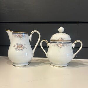 Vintage Noritake Ontario Creamer and Sugar Set